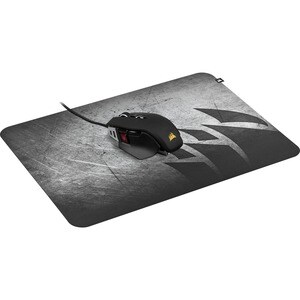 Corsair MM150 Ultra-Thin Gaming Mouse Pad - Medium - 13.78" x 10.24" Dimension - Gray, Black - Plastic - Tear Resistant, A