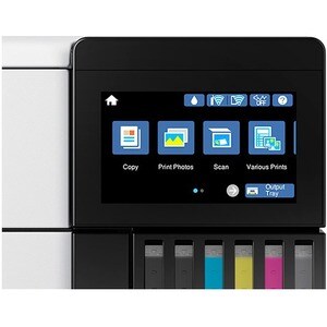 Epson ET-8550 Inkjet Multifunction Printer-Color-Copier/Scanner-5760x1440 dpi Print-Automatic Duplex Print-100 sheets Inpu