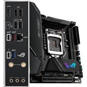 Asus ROG Strix Z590-I GAMING WIFI Desktop Motherboard - Intel Z590 Chipset - Socket LGA-1200 - Intel Optane Memory Ready -