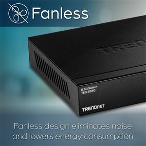 TRENDnet TEG-S350 5 Ports Ethernet Switch - 2.5 Gigabit Ethernet - 2.5GBase-X - TAA Compliant - 2 Layer Supported - 9.50 W
