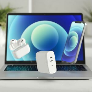 ALOGIC 2X68 Rapid Power 68W GaN Charger - ALOGIC 2X68 Rapid Power 68W GaN Charger - Includes 2m USB-C Charging Cable