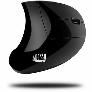 Adesso iMouse E10 Mouse - Radio Frequency - USB - Optical - 6 Button(s) - Black - Wireless - 9.14 m - 2.40 GHz - 1600 dpi 