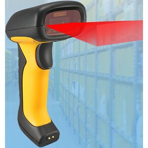 Adesso NuScan 5200TR Healthcare, Library, Warehouse, Logistics Handheld Barcode Scanner - Wireless Connectivity - 304.80 m