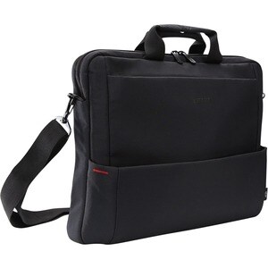 Dicota Eco Slim Case Plus BASE Tasche für 33 cm (13 Zoll) bis 39,6 cm (15,6 Zoll) Notebook - Schwarz - 300D Polyester, HDF