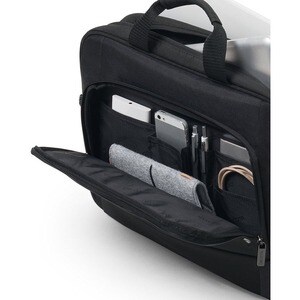 Dicota Eco Tasche (Rucksack) für 33 cm (13 Zoll) bis 39,6 cm (15,6 Zoll) Notebook - Schwarz - 300D Polyethylene Terephthal