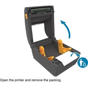 Zebra ZD421d Desktop Direct Thermal Printer - Monochrome - Label/Receipt Print - USB - USB Host - Bluetooth - Near Field C