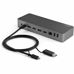 StarTech.com Cable USB Tipo C de 1m con Adaptador USB-A, USB-C a C (10Gbps/PD), USB-A a C(5Gbps), Cable USB C 2 en 1 para 