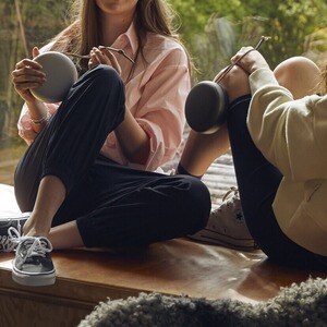 B&O Beosound A1 2nd Gen Portable Bluetooth Speaker System - 60 W RMS - Alexa Supported - Anthracite Oxygen - Wall Mountabl