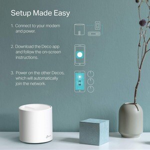 Router wireless TP-Link Deco X20 - Wi-Fi 6 - IEEE 802.11ax - Ethernet - Dual Band - 2,40 GHz ISM band - 5 GHz Banda UNII -