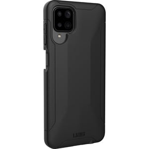 Urban Armor Gear Scout Rugged Case for Samsung Galaxy A12 Smartphone - Black - Shock Absorbing, Scratch Resistant, Dirt Re