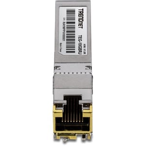 TRENDnet TEG-10GBRJ SFP+ - 1 x RJ-45 10GBase-T Network LAN - For Data Networking - Twisted Pair10 Gigabit Ethernet - 10GBa