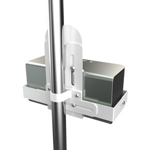 CTA Digital Magnetic Speaker Holder for PAD-PARAW and Mobile Floor Stands (White) - 3.8" Height x 8.3" Width x 4.5" Depth 