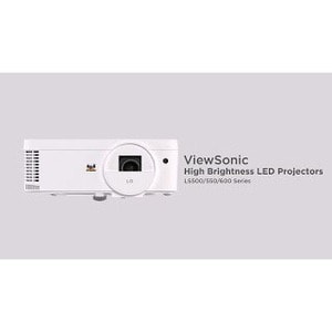 ViewSonic LS600W LED Projector - 16:10 - 1280 x 800 - Front - 1080p - 30000 Hour Normal Mode - WXGA - 3,000,000:1 - 3500 l