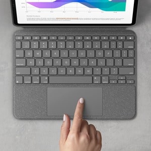 Logitech Combo Touch Keyboard/Cover Case for 27.9 cm (11") Apple iPad Pro, iPad Pro (2nd Generation), iPad Pro (3rd Genera