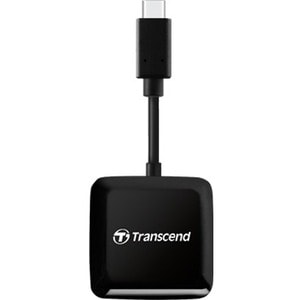 Transcend RDC3 Flash Reader - USB 3.2 (Gen 1) Type C - 100 - SDHC, SDXC, microSDHC, SD