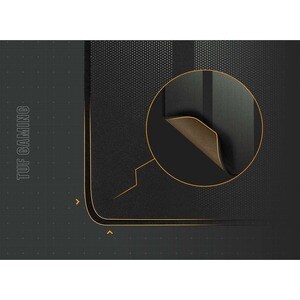 Tapis de souris de jeu TUF - 2 mm x 360 mm x 260 mm Dimension - Noir - Caoutchouc, Tissu, Caoutchouc - Étanche, Antidérapa