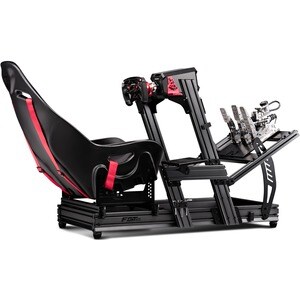 Next Level Racing F-GT Elite Formula & GT Aluminum Profile Simulator Cockpit - Front & Side Mount - For Gaming