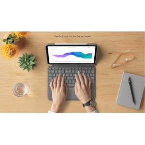 Cover tastiera Logitech Combo Touch per 27,9 cm (11") Apple iPad Pro, iPad Pro (2a generazione, iPad Pro (3a generazione) 