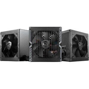 MSI 650W Power Supply - ATX - 120 V AC, 230 V AC Input - 5 V DC, 3.3 V DC Output - 650 W - 1 +12V Rails - 1 Fan(s) - 85% E
