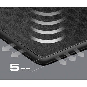 COUGAR Alfombrilla para ratón de juego - 1000mm x 400mm x 5mm Dimensión - Negro - Caucho natural - Antideslizante, Resiste