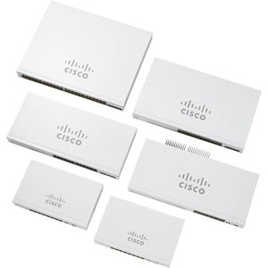 Cisco Switch CBS220 Administrable Smart Capa 2, 24 puertos Gigabit Ethernet, PoE+ con 195W totales, 4 Puertos SFP (4x1G), 