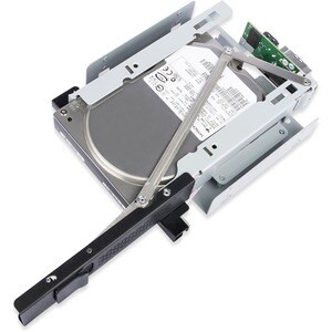 Icy Dock TurboSwap MB171SP-1B Drive Bay Adapter for 5.25" SATA, Serial Attached SCSI (SAS) - SATA Host Interface External 