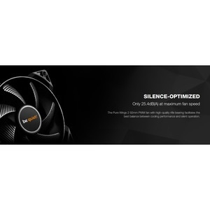 Listan Pure Rock Slim 2 Cooling Fan/Heatsink - Processor, Computer Case - 92 mm Maximum Fan Diameter - 1 x Fan(s) - 2000 r