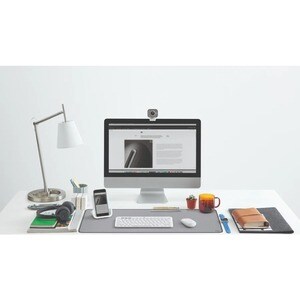 Mouse Pad Logitech Studio Series - 300 mm x 700 mm - Mid Gray - Gomma naturale, Nylon, Poliestere - Anti-scivolo, Anti-str