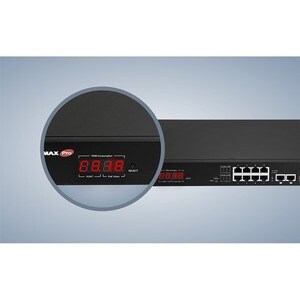 Switch Ethernet Edimax GS-5210PL 12 Porte Gestibile - Gigabit Ethernet - 10/100/1000Base-T, 1000Base-X - 2 Slot SFP - 110 