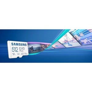 Samsung EVO Plus 512 GB Class 10/UHS-I (U3) V30 microSDXC