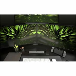 IOGEAR Dock Pro USB-C Triple HD Dock - for Tablet, Workstation, Notebook, Monitor - Charging Capability - Memory Card Read