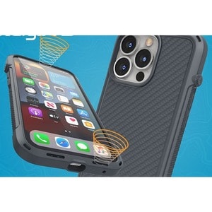 Catalyst Vibe Carrying Case Apple iPhone 13 Pro, iPhone 13 Smartphone - Stealth Black - Anti-slip, Shatter Resistant, Scra