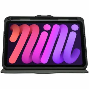 Targus VersaVu THZ914GL Carrying Case for 21.1 cm (8.3") Apple iPad mini (6th Generation) Tablet - Black - Drop Resistant,