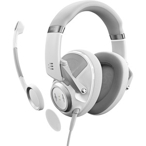 EPOS H6PRO Gaming Headset - Stereo - Wired - On-ear - Binaural - Circumaural - White