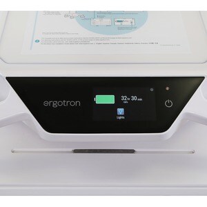 Carrello medico Ergotron CareFit - TAA Conforme - Premi/Tira Maniglia - 17 kg Capacità - 4 Casters - 127 mm Dimensione rot