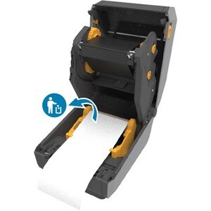 Zebra ZD621R Desktop Thermal Transfer Printer - Monochrome - Label/Receipt Print - Ethernet - USB - USB Host - Serial - RF
