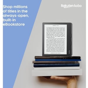 Lettore di testo digitale Kobo Libra 2 - Nero - 32 GB Flash - 17,8 cm (7") Display - Touchscreen - 1264 x 1680 - LAN wirel