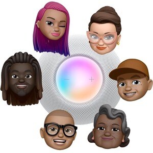 Apple HomePod mini 蓝牙 智能音箱 - Siri 支持 - 白 - 360° Circle Sound - 无线局域网
