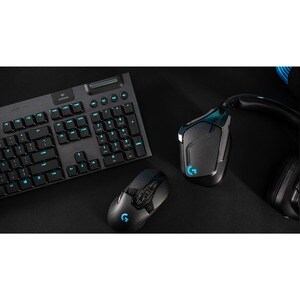 Logitech G G913 坚固耐用 游戏键盘 - 无线 连接 - USB 接口 - RGB LED - 英文 - 黑 - 机械 按键开关 - 蓝牙 - 播放/暂停, 音量控制, 静音, G 键, 媒体中心, 音量控制 热键 - 铬操作系统