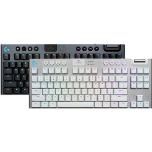 Logitech G G913 TKL 游戏键盘 - 有线/无线 连接 - USB 接口 - RGB LED - 机械 按键开关 - 蓝牙 - 播放/暂停, 音量控制, 跳过, 静音 热键 - 铬操作系统 - 台式计算机 - PC, Mac