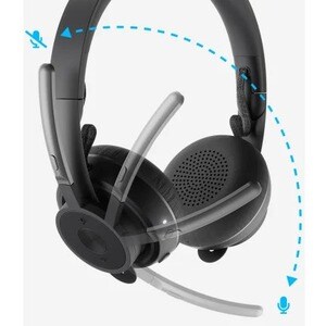 Logitech Zone 无线 挂耳式, 头戴式 立体声 耳机 - 双声道 - 耳罩 - 3000 cm - 蓝牙 - 30 Hz 到 13 kHz - 全向, 微机电（MEMS ）技术, 降噪 麦克风 - 降噪 - A 型 USB