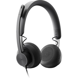 Logitech Zone 有线 头戴式 立体声 耳机 - 双声道 - 耳罩 - 32 欧姆 - 20 Hz 到 16 kHz - 单向, 全向, 降噪 麦克风 - C型 USB