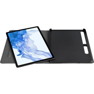 Gecko Covers Easy-Click 2.0 Carrying Case for 27.9 cm (11") Samsung Galaxy Tab S8, Galaxy Tab S7 Tablet - Black - Shock Ab
