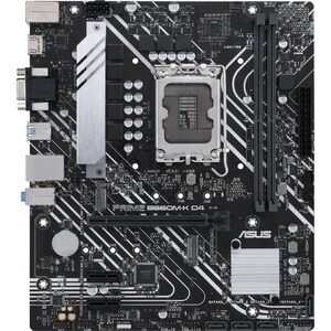 Asus Prime B660M-K D4 Desktop Motherboard - Intel B660 Chipset - Socket LGA-1700 - Intel Optane Memory Ready - Pentium Gol