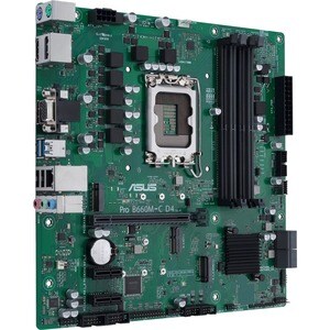 Asus B660M-C D4-CSM Desktop Motherboard - Intel B660 Chipset - Socket LGA-1700 - Intel Optane Memory Ready - Micro ATX - P
