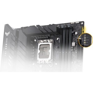 TUF GAMING B660M-E D4 Gaming Desktop Motherboard - Intel B660 Chipset - Socket LGA-1700 - Intel Optane Memory Ready - Pent