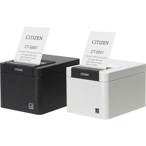 Citizen CT-E601 Desktop, Industrial Direct Thermal Printer - Monochrome - Receipt Print - USB - USB Host - Bluetooth - Wit
