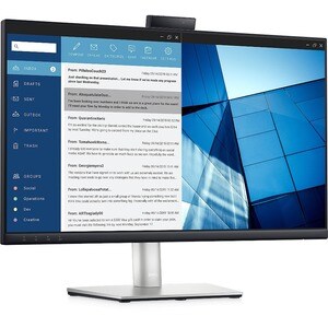 Dell C2423H 23.8" Full HD LCD Monitor - 16:9 - Black, Silver - 24.00" (609.60 mm) Class - In-plane Switching (IPS) Black T