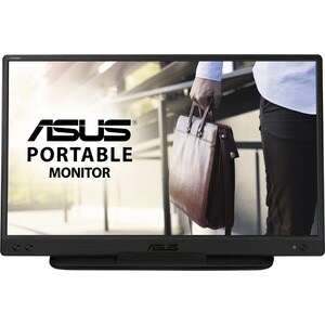 Monitor LCD Asus ZenScreen MB166C 406,4 mm (16") Class Full HD - 16:9 - Nero - 39,6 cm (15,6") Viewable - Tecnologia In-pl