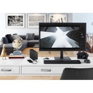 Seagate One Touch STLC16000400 16 TB Desktop Hard Drive - 3.5" External - SATA (SATA/600) - Black - USB 3.0 Micro-B - 7200rpm